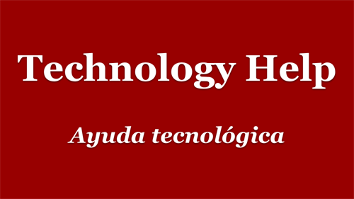 Technology help button